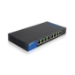 Linksys LGS108P-UK network switch Unmanaged Gigabit Ethernet (10/100/1000) Power over Ethernet (PoE) Black