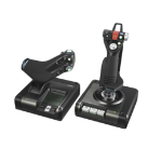 Logitech G G Saitek X52 Pro Flight Control System Black, Gray USB 2.0 Flight Sim Analogue / Digital PC