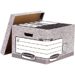 Fellowes System Large Heavy-Duty R-Kive file storage box Paper Grey
