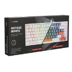 Savio ASTRAL WHITE JADE 3 COLOURS keyboard Gaming USB QWERTY US International