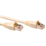 ACT Ivoor 2 meter SF/UTP CAT5E patchkabel snagless met RJ45 connectoren