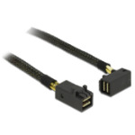 DeLOCK 83643 Serial Attached SCSI (SAS)-kabel 1 m Zwart