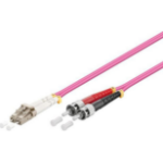 Microconnect FIB412002-4 fibre optic cable 2 m LC ST OM4 Violet