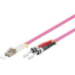 Microconnect FIB412002-4 fibre optic cable 2 m LC ST OM4 Violet