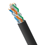 4XEM 4XCAT6A1000RBK networking cable Black 12007.9" (305 m) Cat6a