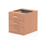 Dynamic I001645 office drawer unit Beech Melamine Faced Chipboard (MFC)