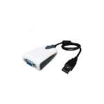 AddOn Networks USB2VGA USB graphics adapter 1920 x 1200 pixels Black, White