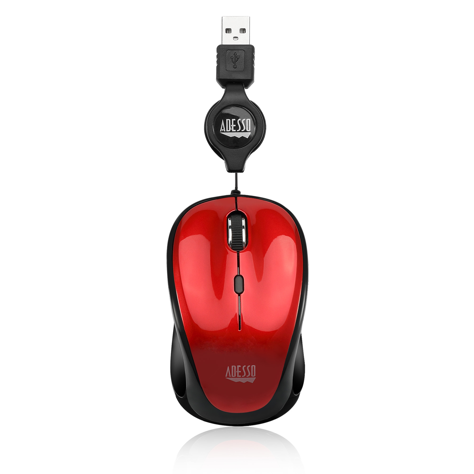 Image of Adesso iMouse S8R - USB Illuminated Retractable Mini Mouse