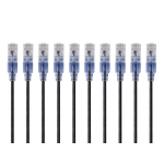 Monoprice 15149 networking cable Black 0.3 m Cat6a