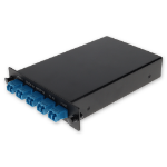 AddOn Networks 2Ch 1W LGX DWDM Mux and Demux (Duplex), ITU 100GHz Channel 23-24 w/Express & Monitor ports, UPC/LC Connectors