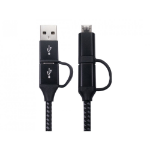 Cables Direct NLMOB-4CBDBK USB cable 1 m USB 2.0 USB C Black