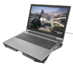 Trust GXT 278 système de refroidissement pour ordinateurs portables 43,9 cm (17.3") Noir