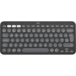 Logitech Pebble Keys 2 K380s keyboard Universal RF Wireless + Bluetooth QWERTY UK English Graphite