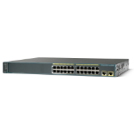 Cisco Catalyst WS-C2960-24LT-L Managed L2 Fast Ethernet (10/100) Power over Ethernet (PoE) 1U Black