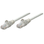 Intellinet Network Patch Cable, Cat5e, 1.5m, Grey, CCA, SF/UTP, PVC, RJ45, Gold Plated Contacts, Snagless, Booted, Lifetime Warranty, Polybag