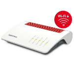 FRITZ!Box 7590 AX draadloze router Gigabit Ethernet Dual-band (2.4 GHz / 5 GHz) Wit