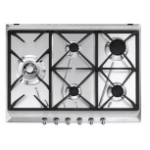 Smeg SRV575GH5 hob Stainless steel Built-in 70 cm Gas 5 zone(s)