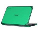 iPearl mCover notebook case 11.6" Hardshell case Green, Translucent