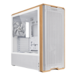 Lian Li Lancool LAN217W computer case Midi Tower White, Wood