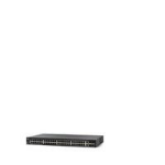Cisco SG250X-48P-K9UK-RF network switch Managed L2/L3 Gigabit Ethernet (10/100/1000) Power over Ethernet (PoE) 1U Black