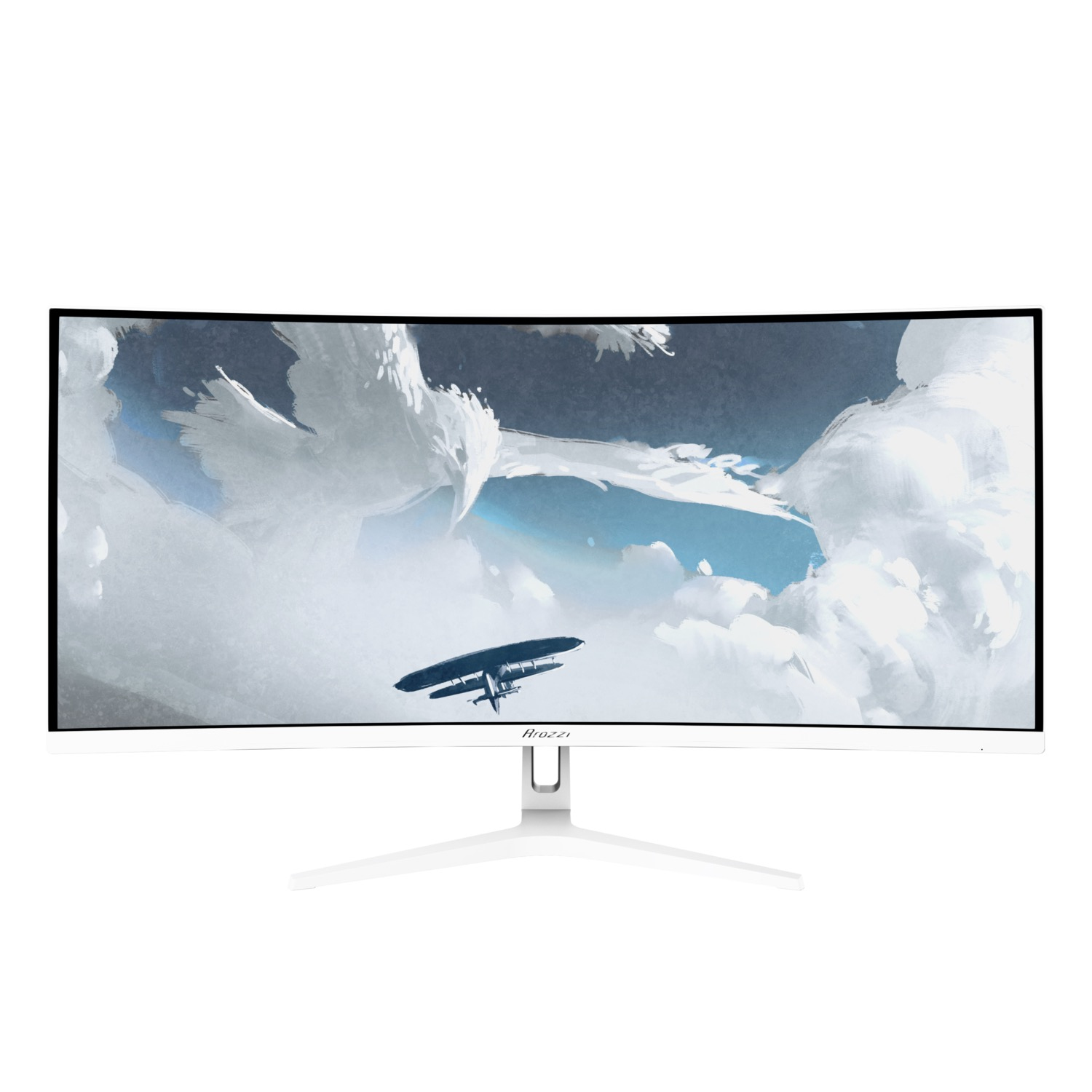 Arozzi Nova 34â€³ Curved computer monitor 86.4 cm (34") 3440 x 1440 pixels 4K Ultra HD LED White