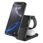 Belkin WIZ036MYBK mobile device charger Headphones, Smartphone Black USB Wireless charging Fast charging Indoor