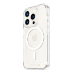 PanzerGlass ® HardCase Transparent w. White MagSafe & D3O® iPhone 15 Pro