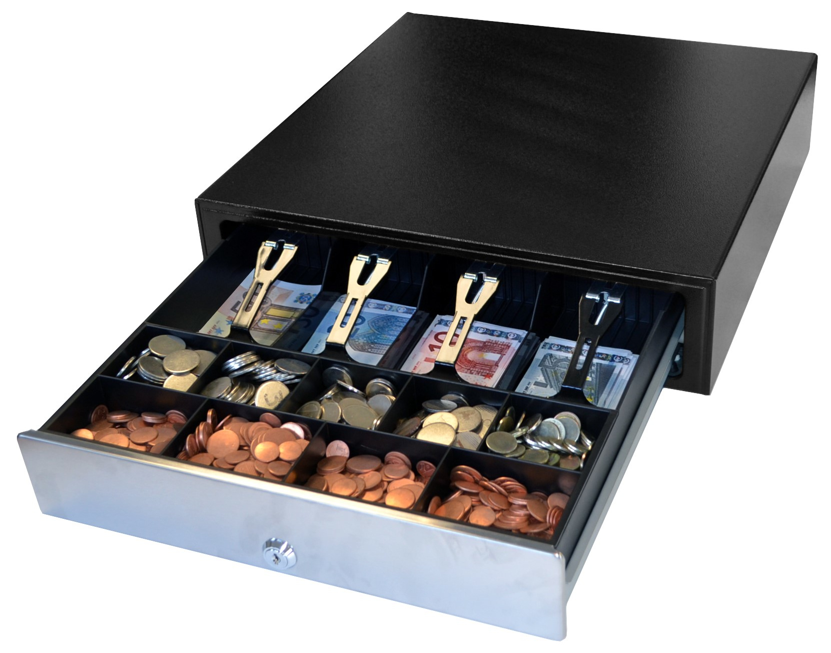 Apg Cash Drawer Ecd417 Blk Ss Cash Drawer Manual Cash Drawer