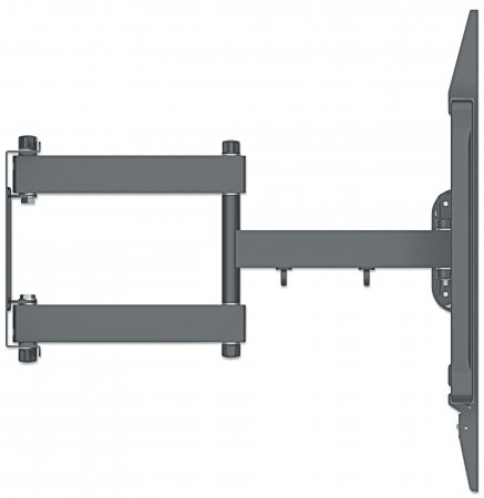 Manhattan Monitor/TV Wall Mount, Full Motion (3 pivots & tiltable), 1 screen, 60-100", Vesa 200x200 to 900x600mm, Max 80kg, Black, Box