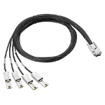 HPE StoreEver Mini-SAS High Density to 4-lane Mini-SAS External Fanout 4m Cable