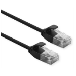 ROLINE 21.15.3951 networking cable Black 0.3 m Cat6a U/UTP (UTP)