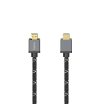 Hama 00205238 HDMI cable 1 m HDMI Type A (Standard) Black, Grey