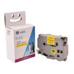 G&G 18761 labelprinter-tape Zwart op geel TZe
