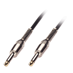 Lindy 6.3mm M/M 1.0m audio cable 1 m 6.35mm Black
