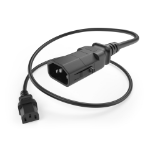 UNC PWCD-C13C14-15A-03F-BLK-P power cable Black 35.8" (0.91 m) C13 coupler C14 coupler