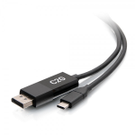 C2G C2G54475 video cable adapter 70.9" (1.8 m) USB Type-C DisplayPort Black
