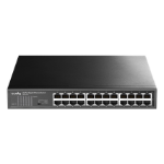 Cudy GS1024 network switch Unmanaged Gigabit Ethernet (10/100/1000) Black