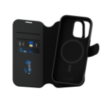 PanzerGlass CARE by ® Feature Case Tango Two-in-One Wallet w. MagSafe iPhone 16 Pro mobiele telefoon behuizingen Hoes Zwart