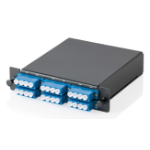 Digitus MPO cassette, singlemode OS2, LC/Quad, LC to MPO, for 3 cassette fields