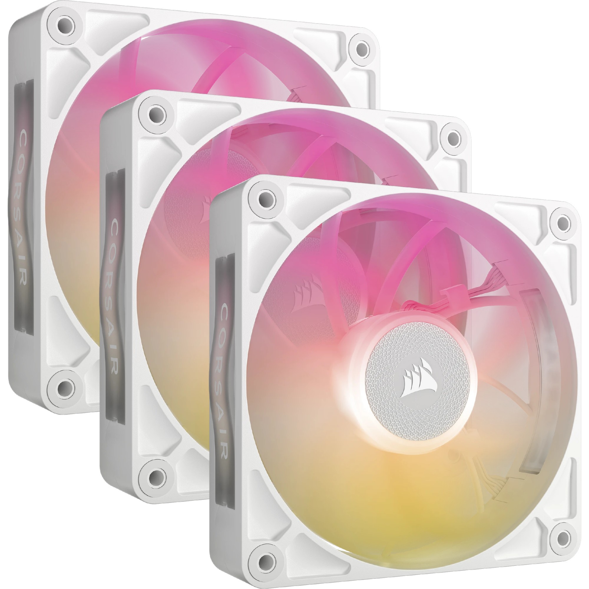 CO-9051038-WW CORSAIR iCUE Link RX120 Max RGB Starter Kit - Geh?useluefter - 120 mm - Case Fan
