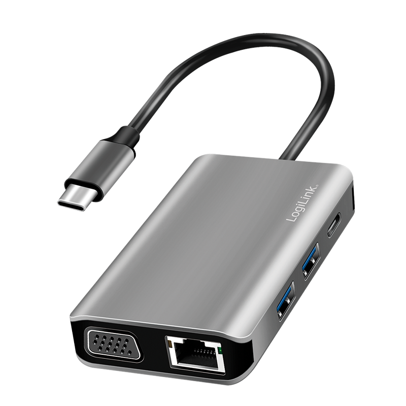 Image of LogiLink Dockingstation LogiLink USB 3.2 Gen 1 USB-C 7-Port UA0410