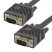 Cablenet 3m SVGA DDC2 HD15 Male - Male Black PVC Cable