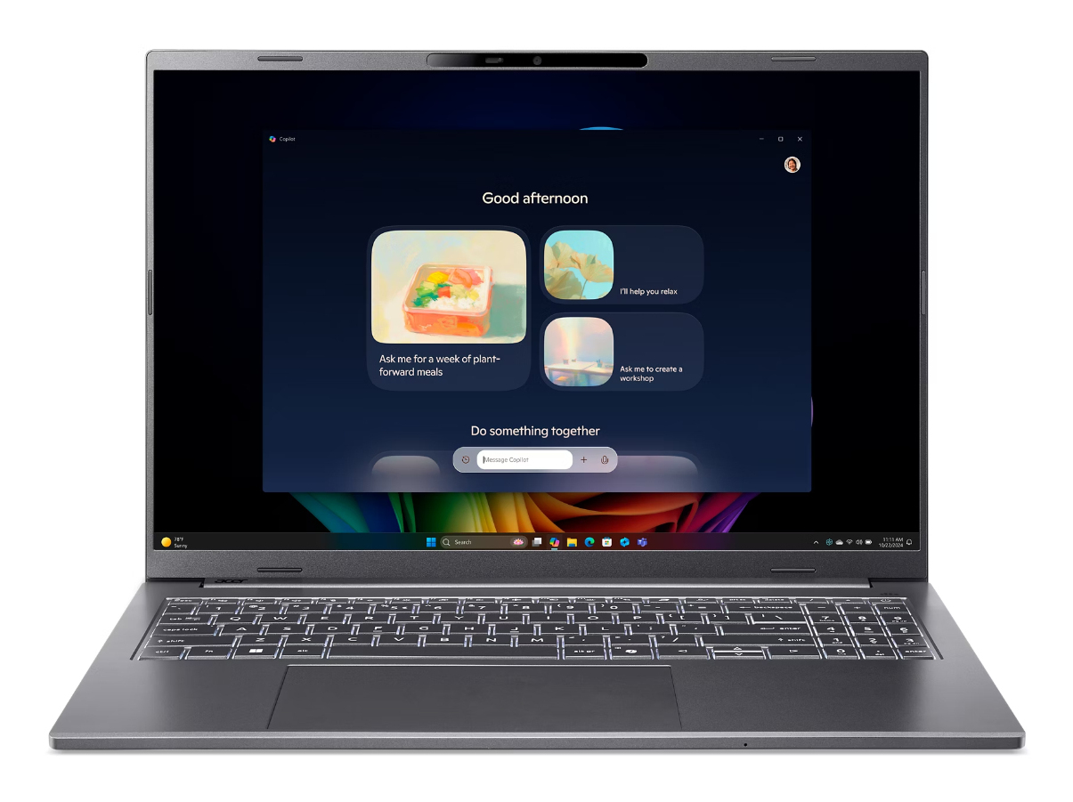Acer Aspire 16 AI A16-52M-75LW Intel Core Ultra 7 258V Laptop 40.6 cm