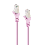 ALOGIC 2m Pink Shielded CAT6A LSZH Network Cable