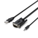 Belkin F1DN1CCBL toetsenbord-video-muis (kvm) kabel Zwart 3 m