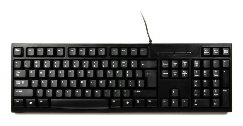 Port Designs 900753-UK keyboard Universal USB QWERTY UK English Black