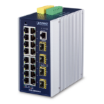 PLANET IGS-20040MT network switch Managed L2+ Gigabit Ethernet (10/100/1000) Blue, White