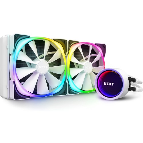 NZXT Kraken X63 RGB Processor All-in-one liquid cooler 14 cm White