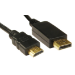 Cables Direct Display Port/HDMI, 5m DisplayPort Black