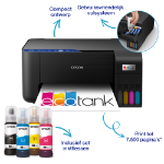 Epson EcoTank ET-2811 A4 multifunctionele Wi-Fi-printer met inkttank, inclusief tot 3 jaar inkt